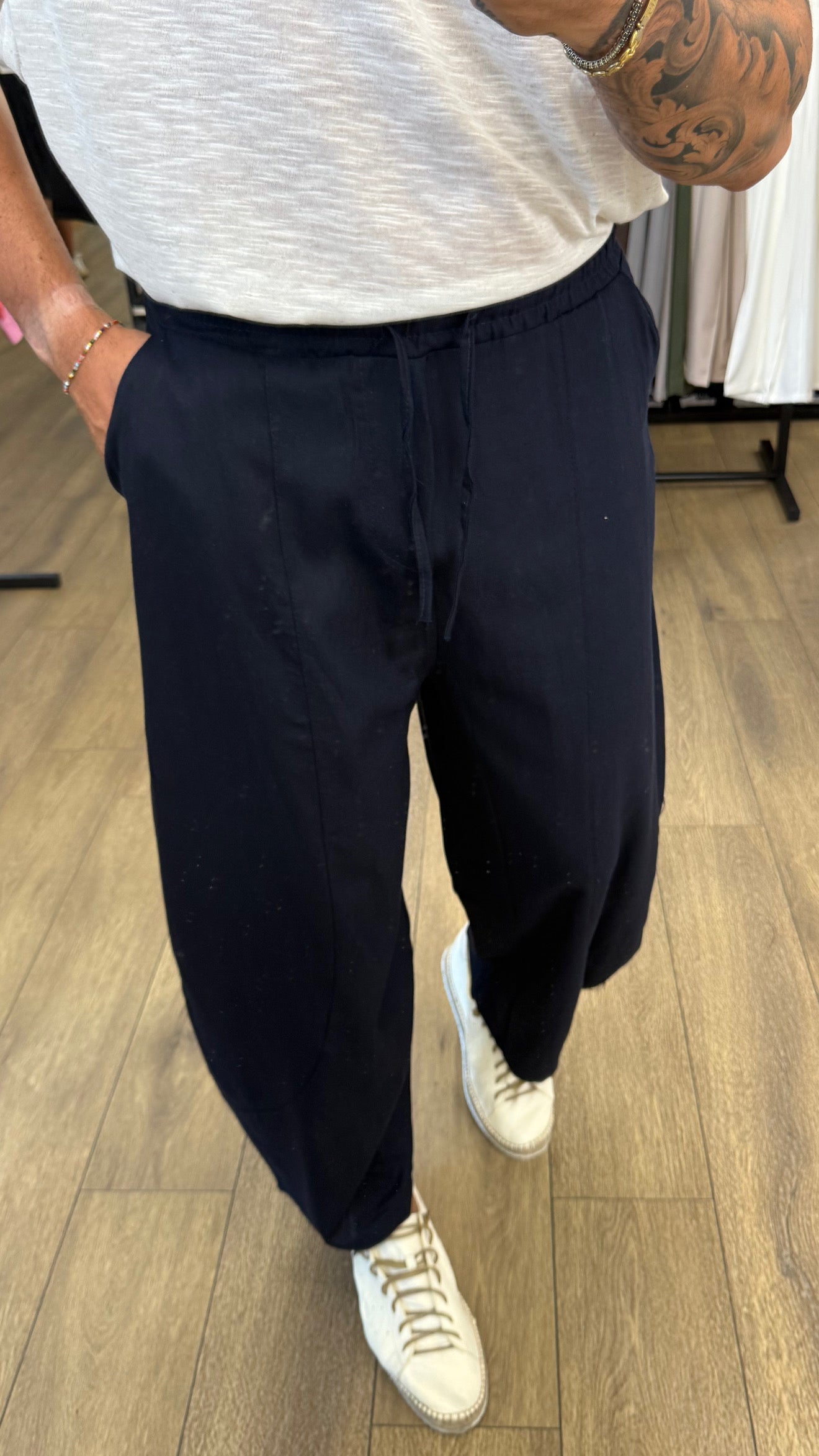 PANTALACCIO BALL IN LINO