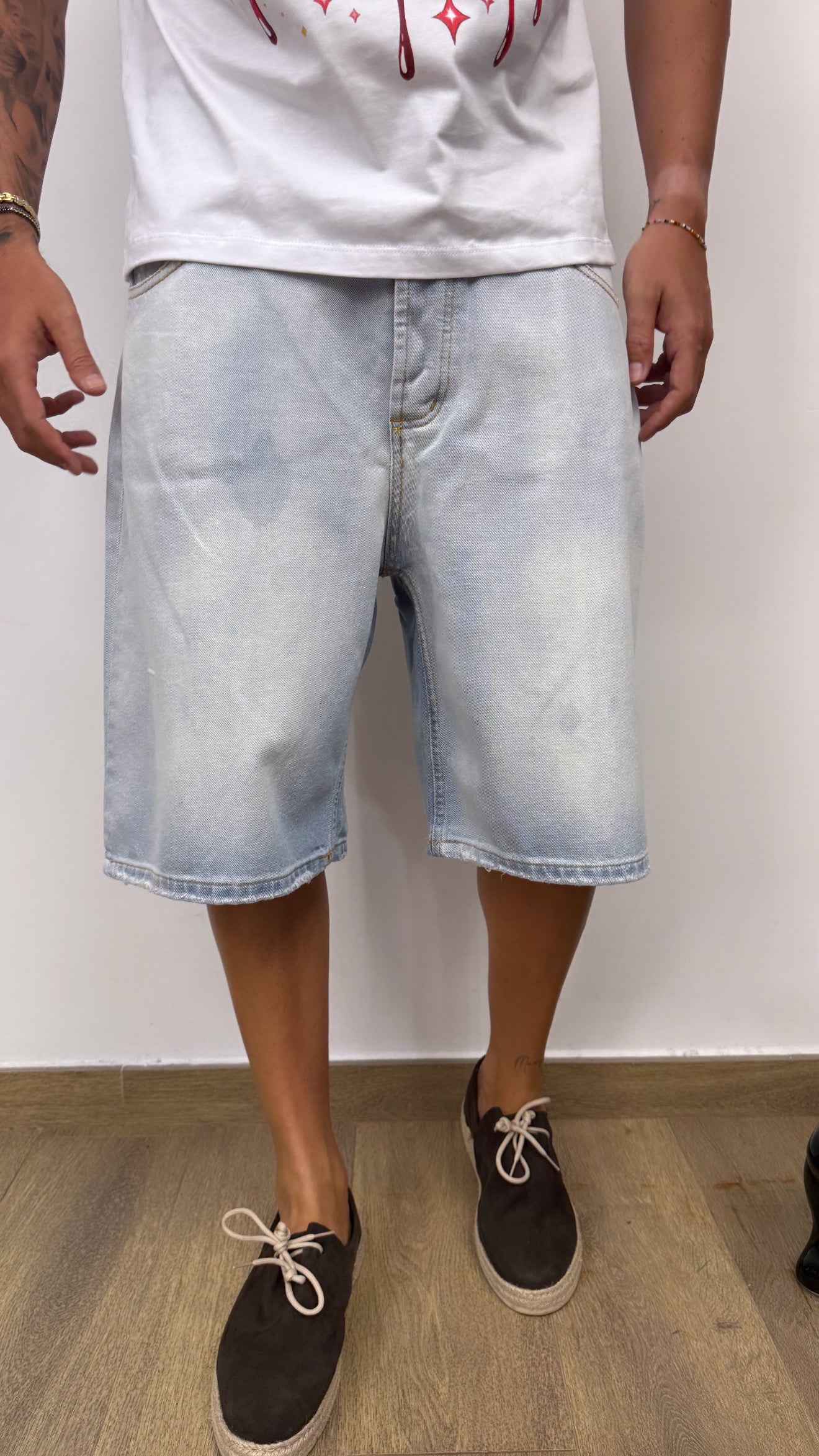 BERMUDA IN DENIM CHIARO