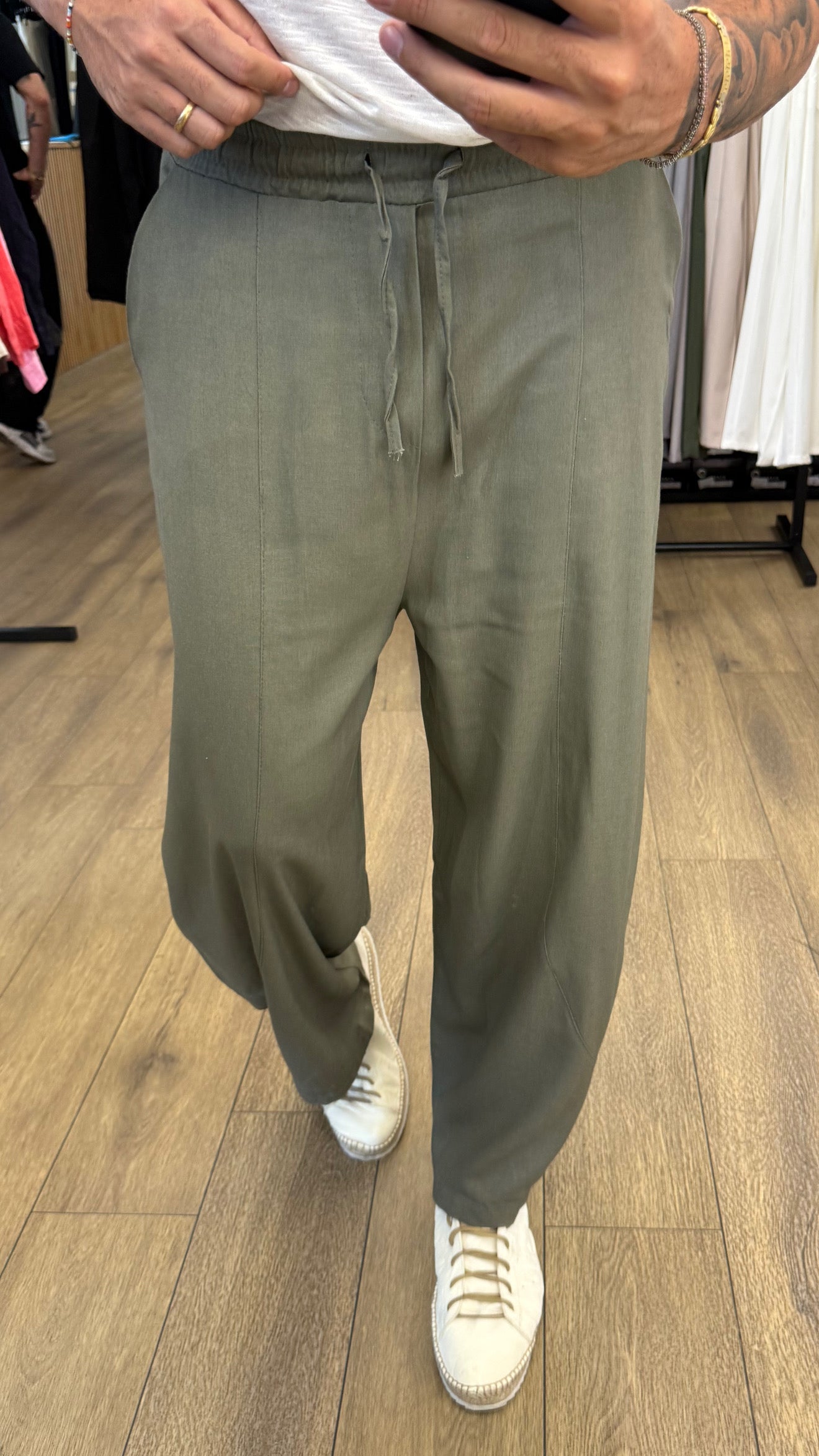 PANTALACCIO BALL IN LINO