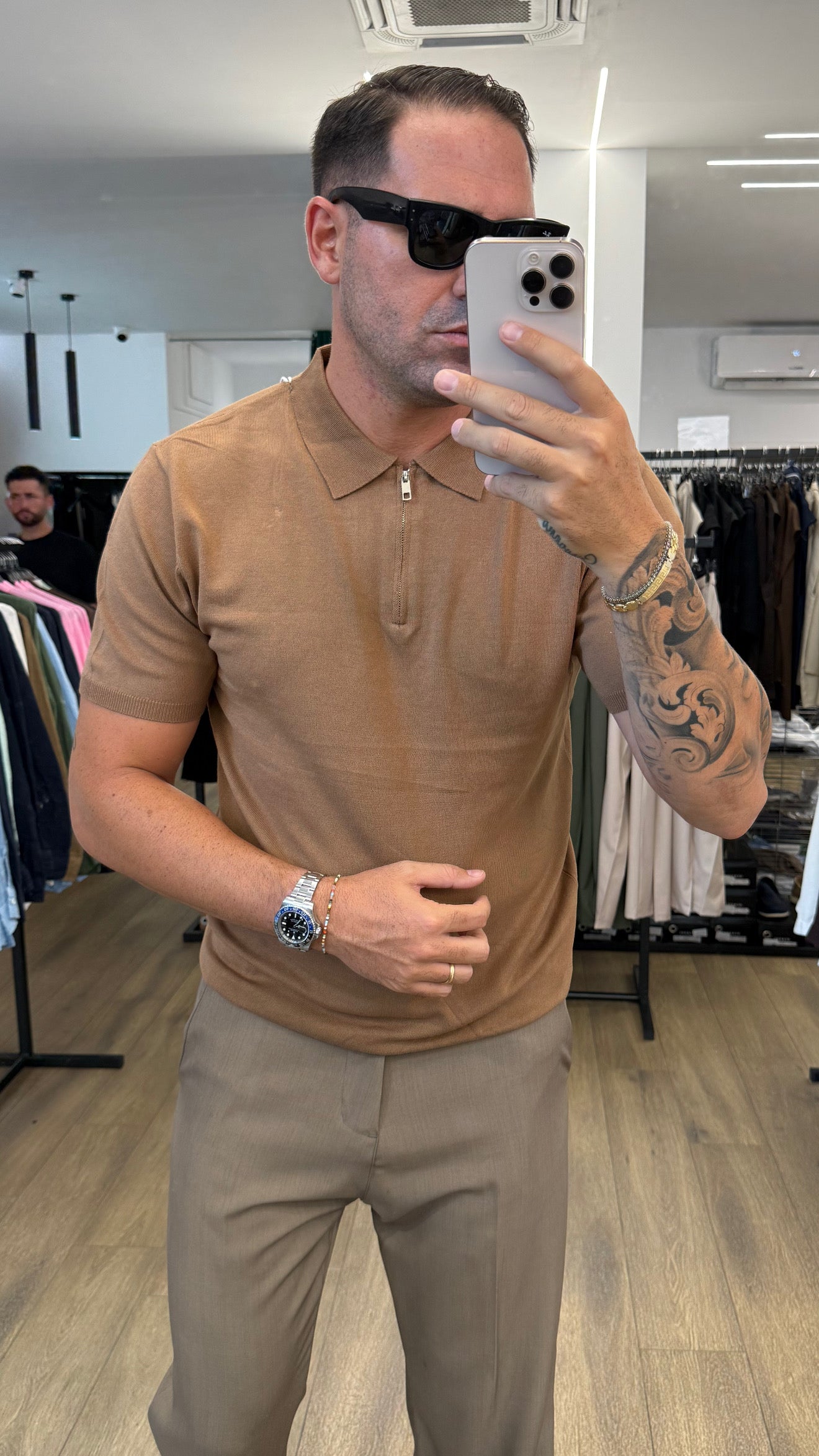 POLO CON ZIP