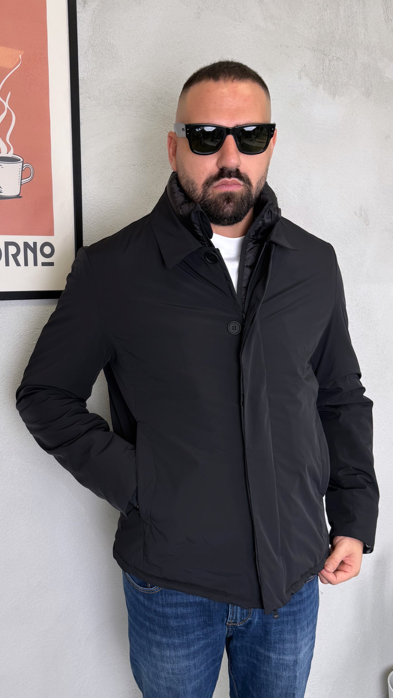 JACKET TESSUTO TECNICO