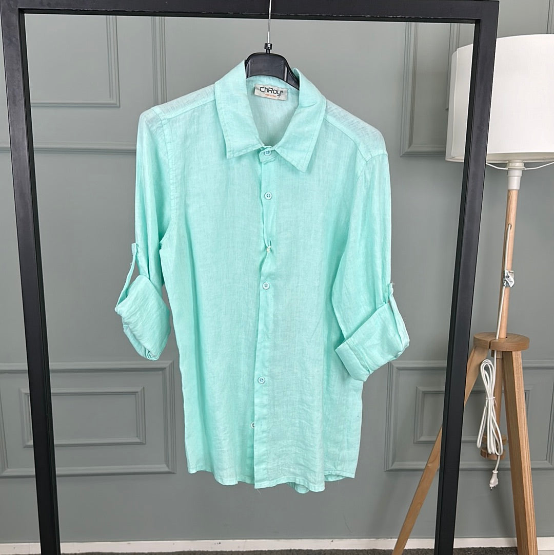 CAMICIA IN LINO FRANCESE