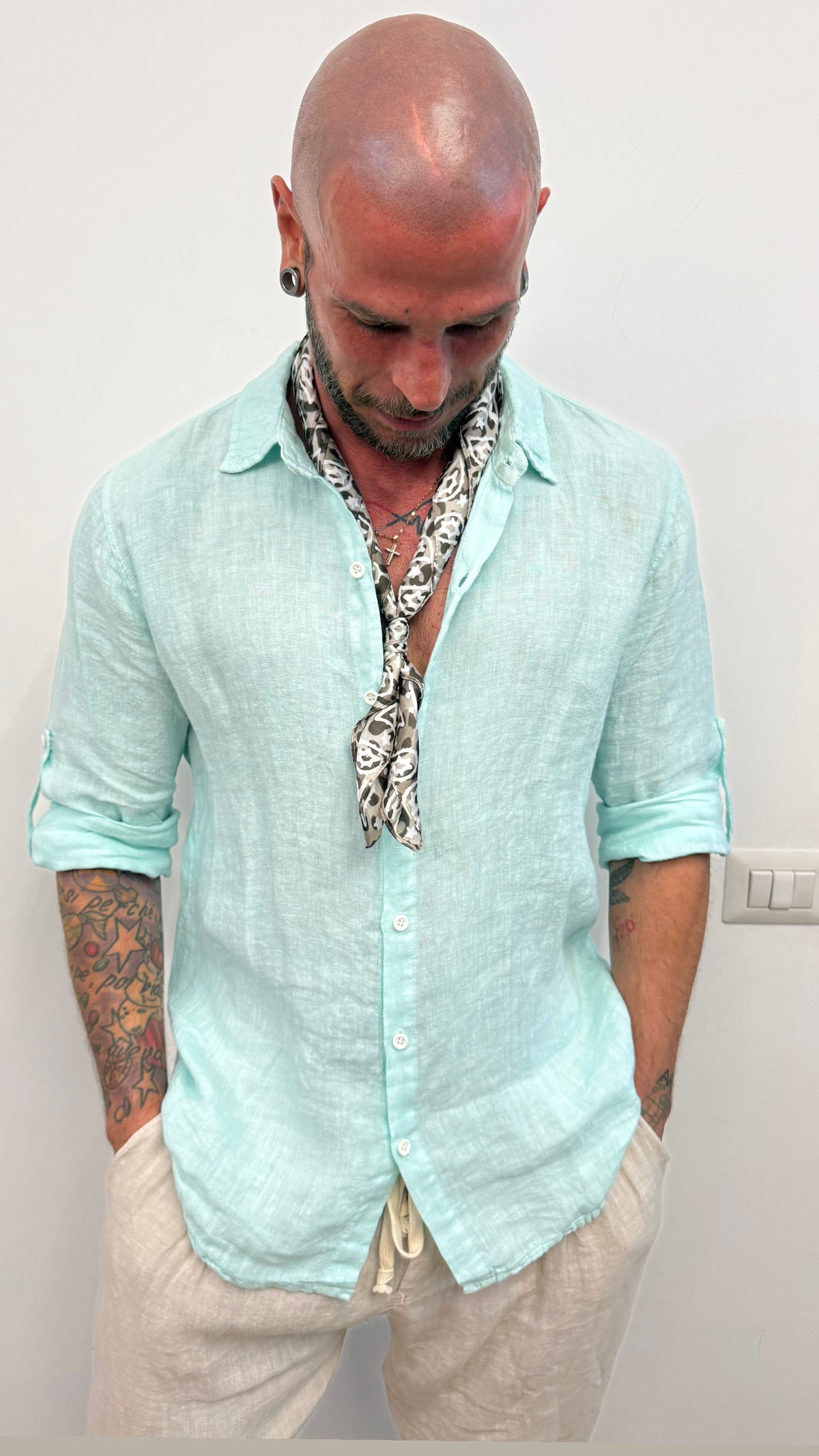 CAMICIA IN LINO FRANCESE
