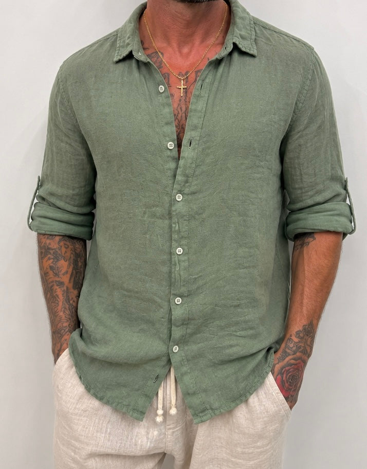 CAMICIA IN LINO FRANCESE