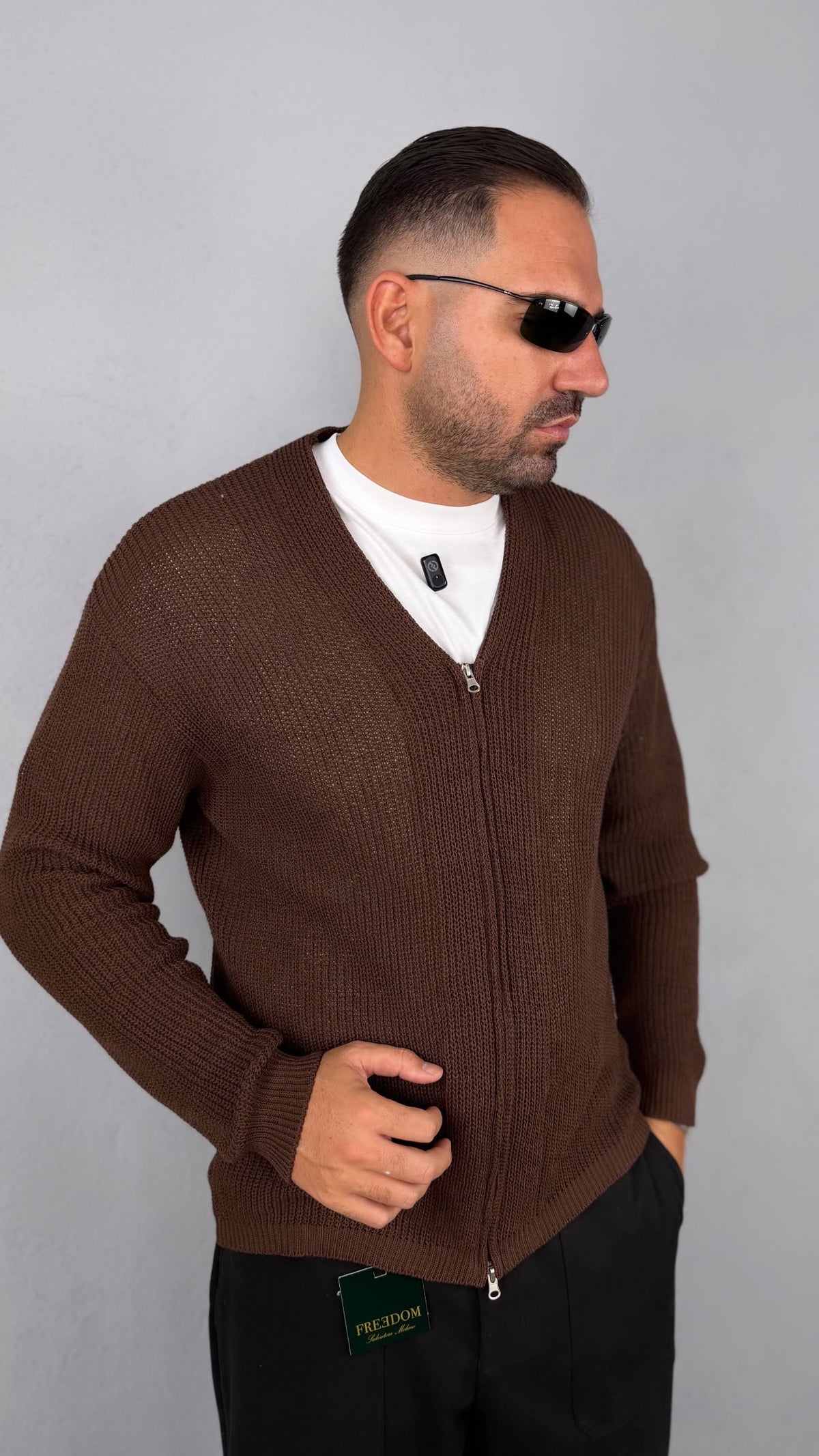 CARDIGAN ZIP TRAMATO