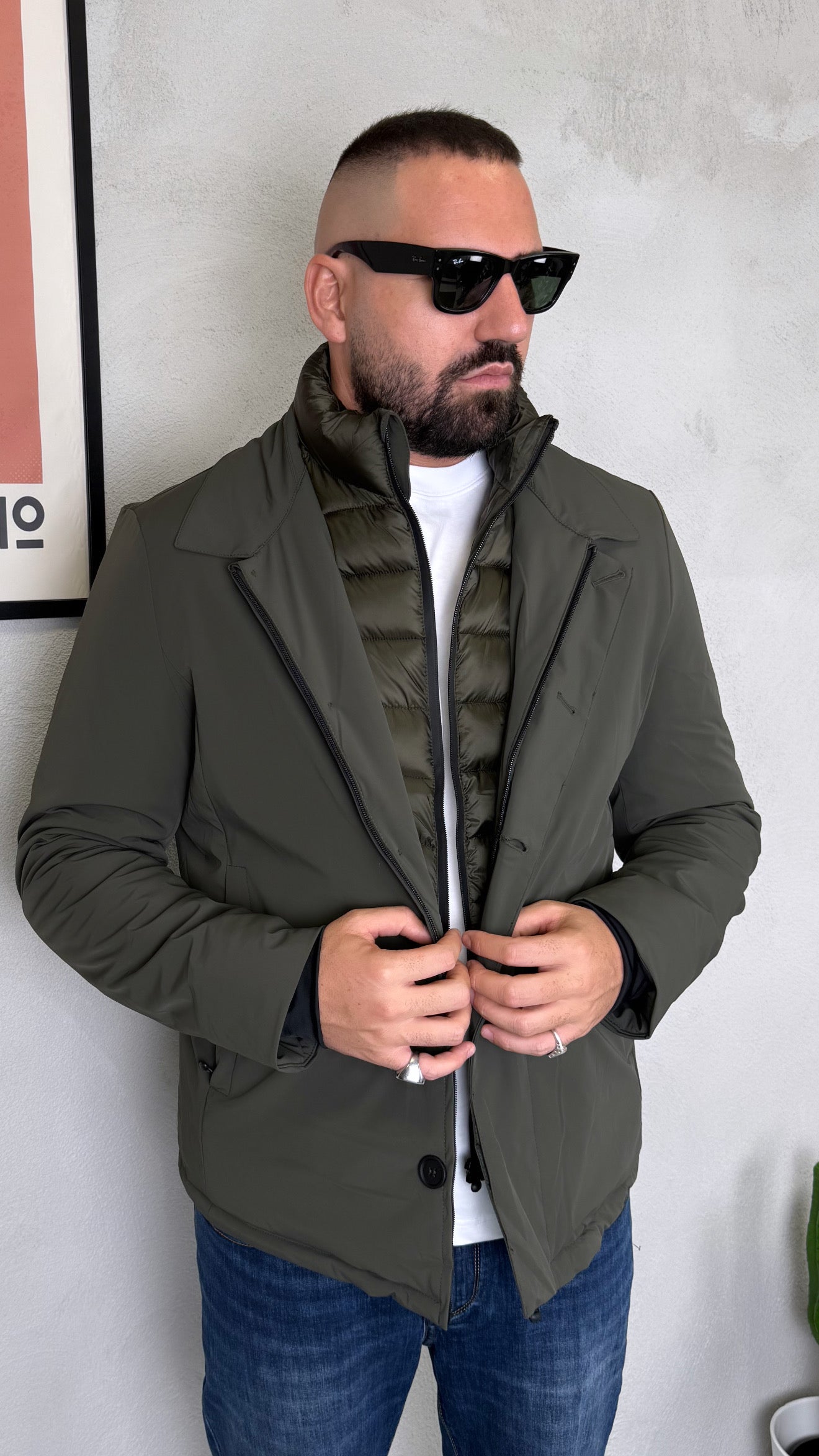 JACKET TESSUTO TECNICO