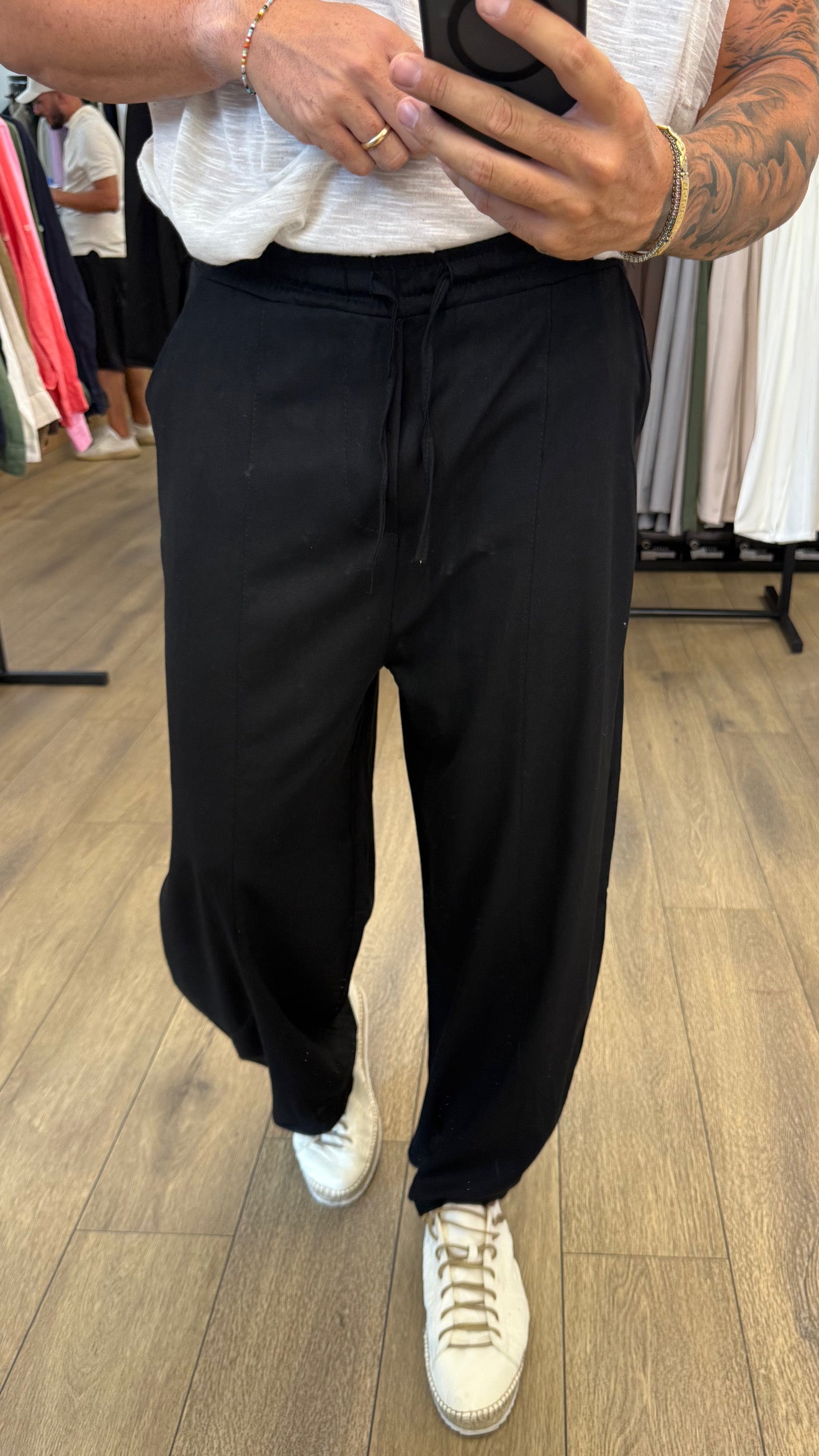 PANTALACCIO BALL IN LINO