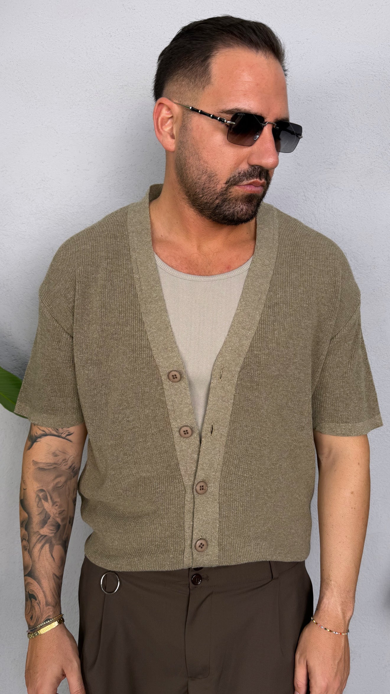 CARDIGAN MANICA CORTA