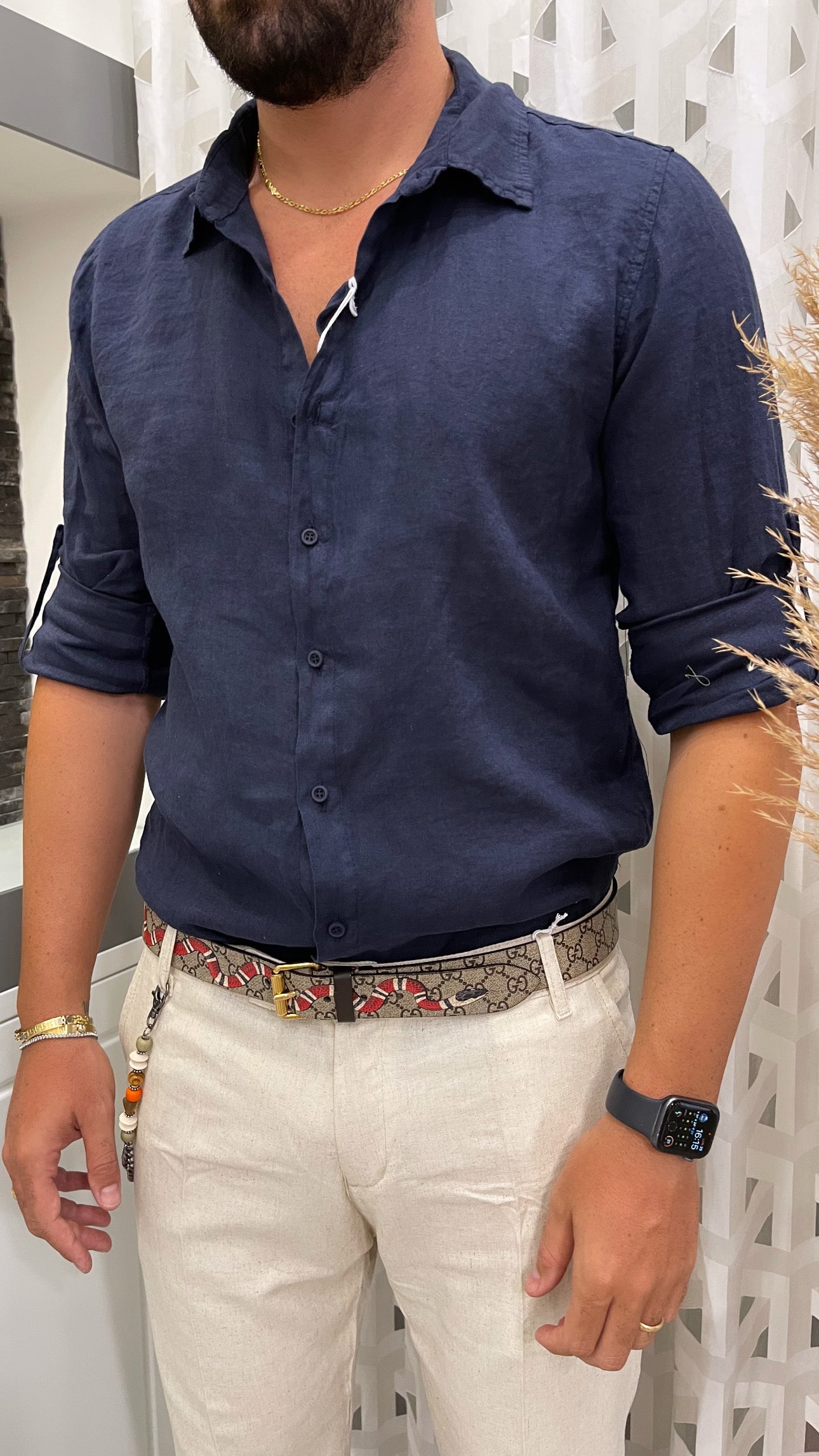 CAMICIA IN LINO FRANCESE