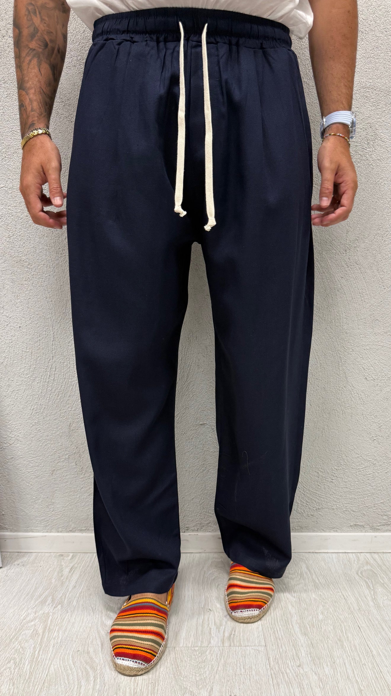 PANTALACCIO FONDO AMPIO LINO