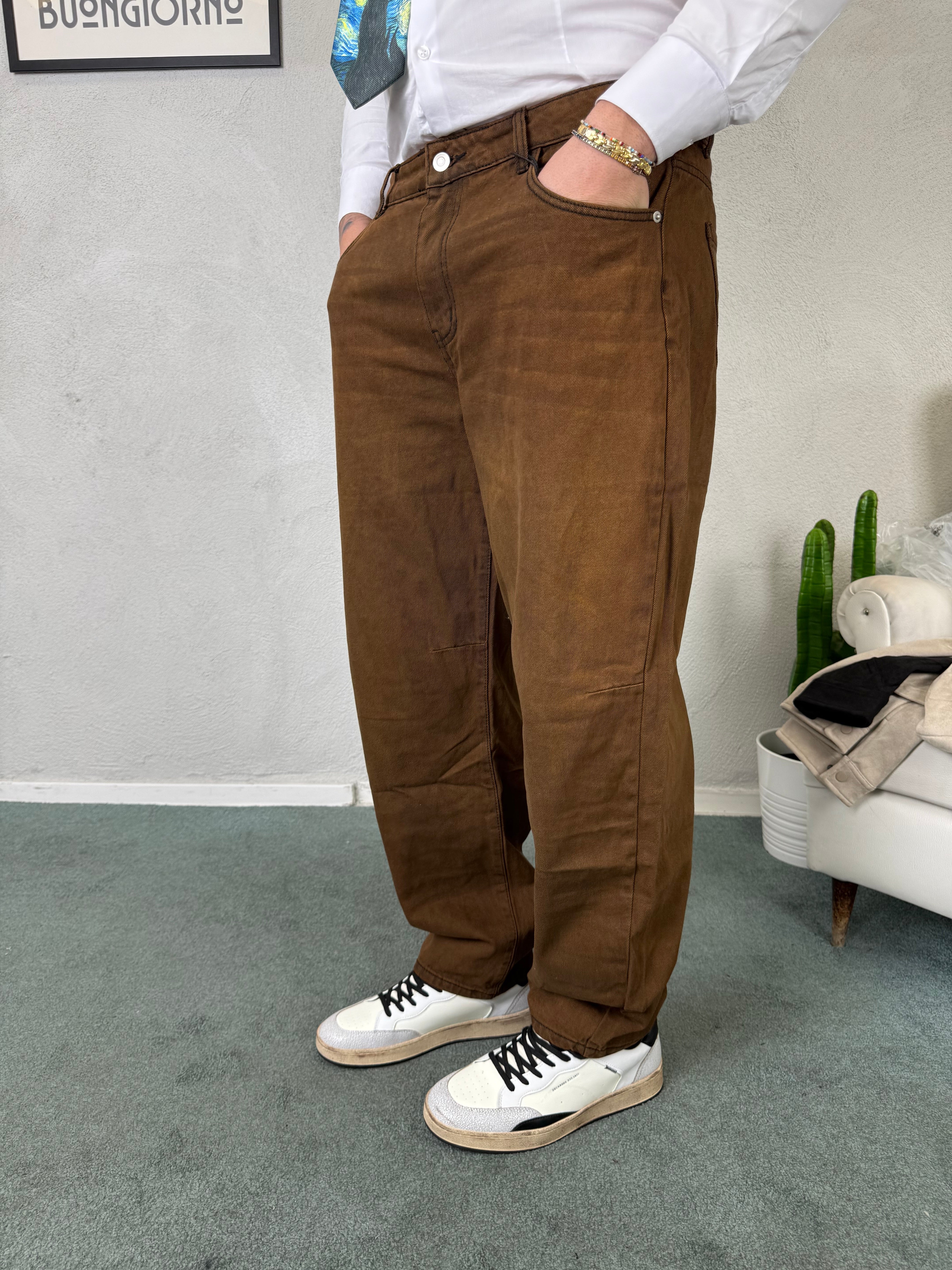 JEANS CARAMEL