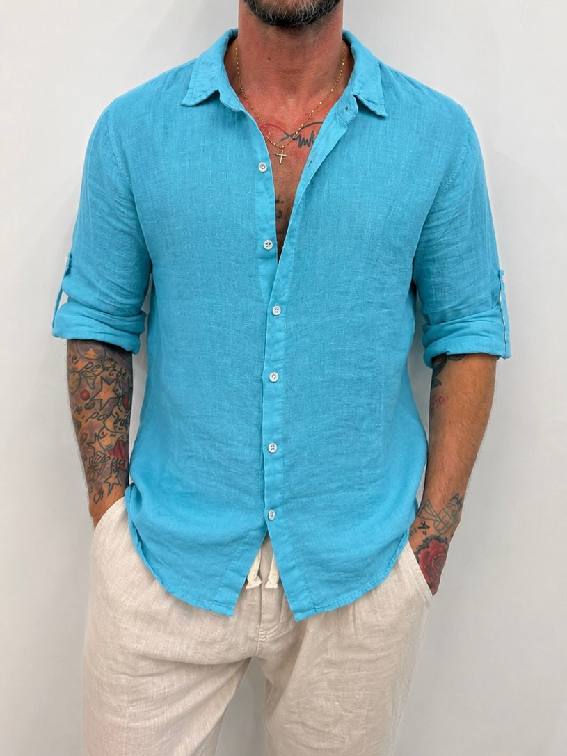 CAMICIA IN LINO FRANCESE