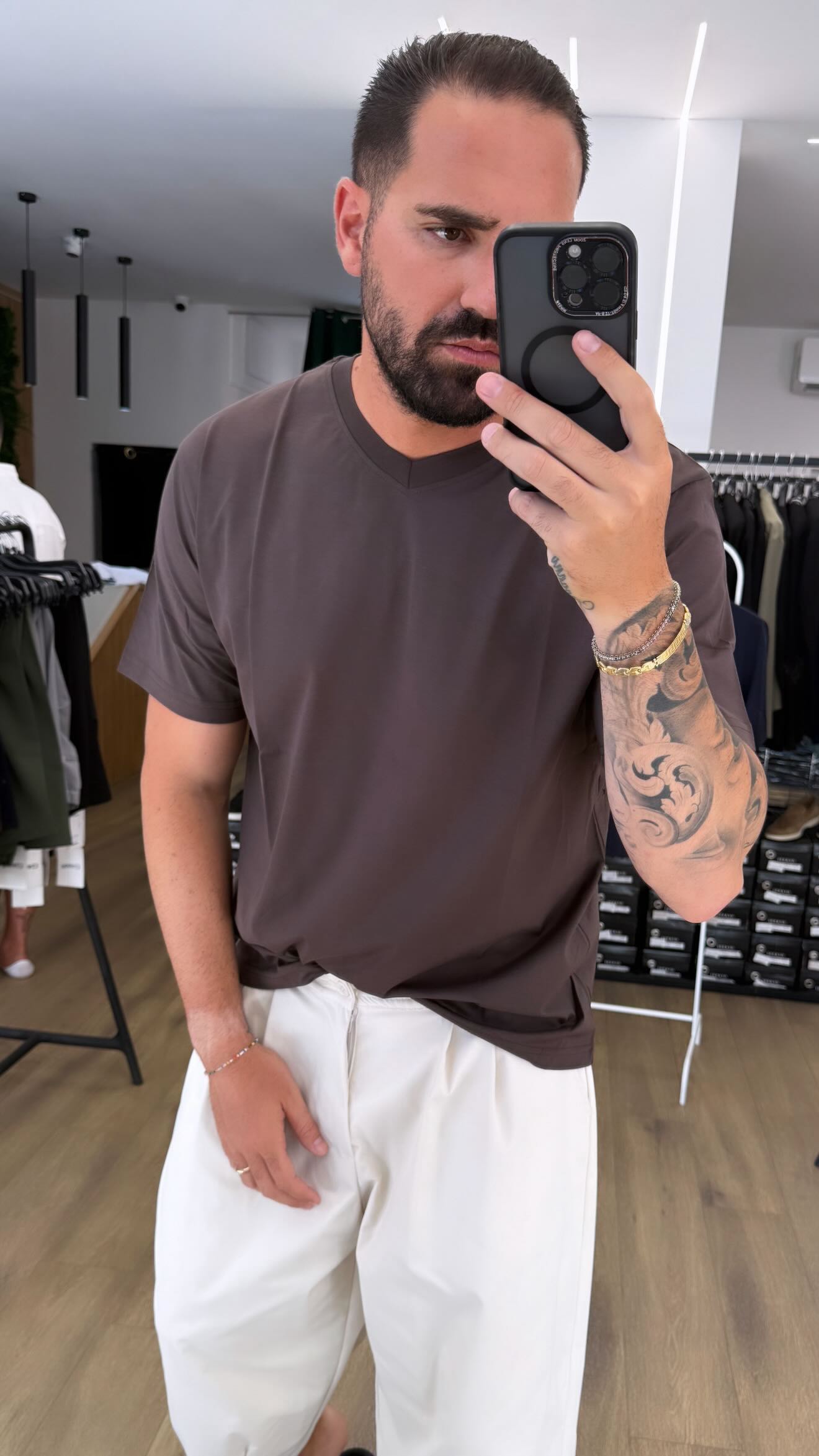 SHIRT SCOZIA SCOLLO A V
