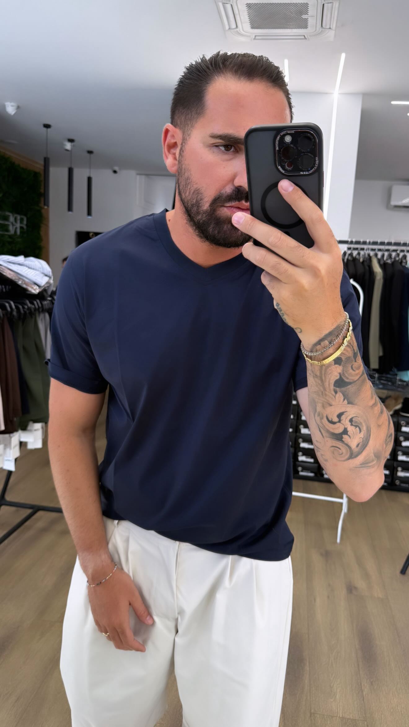 SHIRT SCOZIA SCOLLO A V